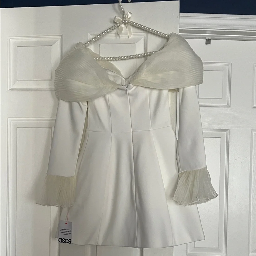 ASOS Luxe Ivory Dress BWT - Picture 3 of 4